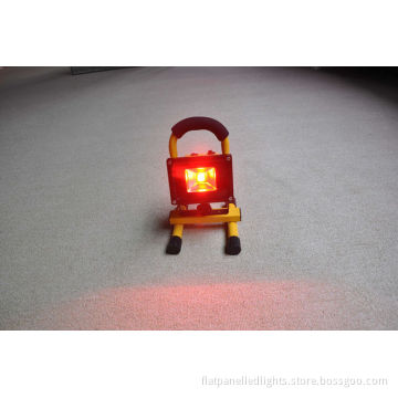 Portable 10w Outdoor Led Floodligt Rechargeable Led Flood Lamp